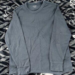 Old Navy Men's Dark Gray Long Sleeve Tee